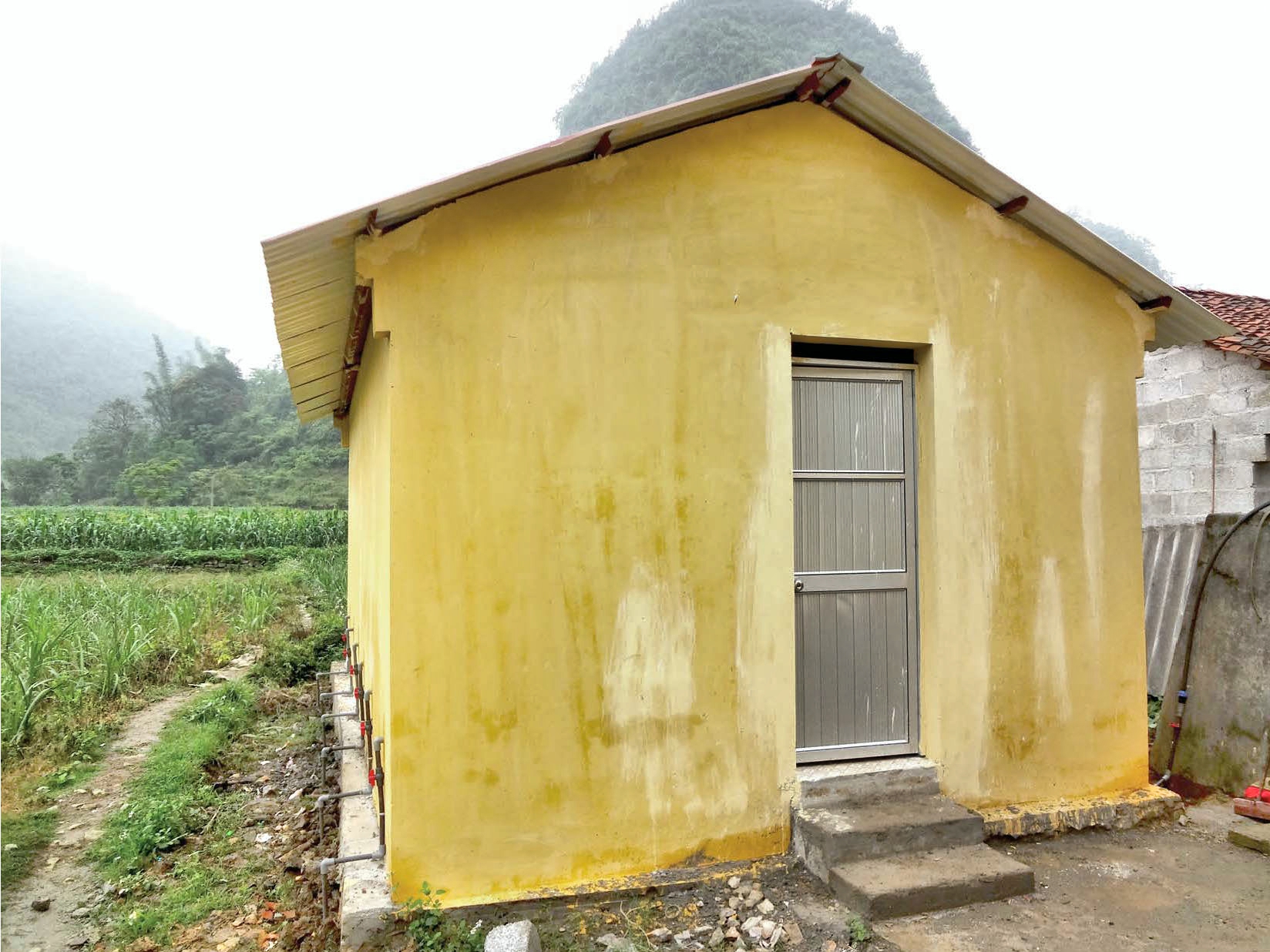 Après bâtiment Lung Nguu